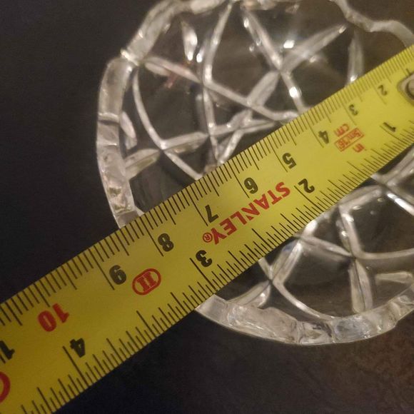 Vintage Round Glass Ring Trinket box - Picture 3 of 3